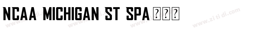 NCAA Michigan St Spa字体转换